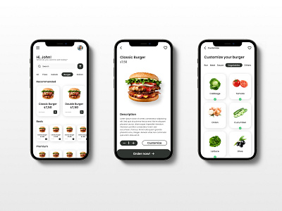 Thirty-third day of #DailyUI Challenge (remake) branding burger burger customization custom product custom product page customization customize customize page dailyui design figma hamburger page product product page ui uiux ux web website