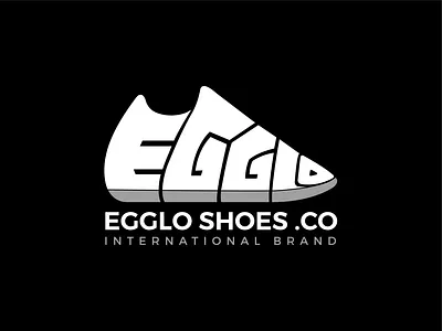 EGGLO SHOES WORDMARK TYPOGRAPHY LOGO creative logo e heels letter logo logo logo ideas logo mark symbol logofillx logotype mark monogram logo negative space shoes store symbol typography woman wordmark