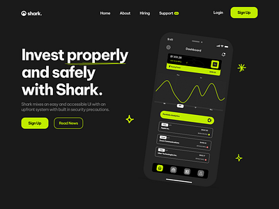 The Shark Project 3d branding design ecom graphic design illustration invest investment logo money typography ui ux vector web