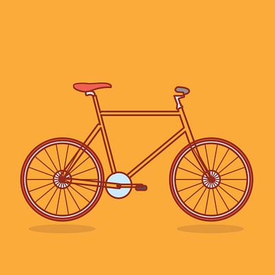 BICYCLE bicycle design graphic design illustration travel vector