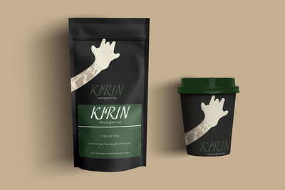 Personal project Kirin - green tea branding design graphic design illustration illustrator logo mochup parfume logo photoshop vector