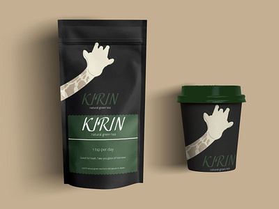 Personal project Kirin - green tea branding design graphic design illustration illustrator logo mochup parfume logo photoshop vector