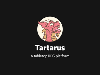 Tartarus - A tabletop RPG platform app branding design fun game logo narration platform rpg tabletop ui web