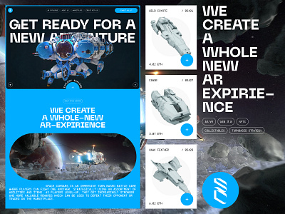 SPACE CORSAIRS 3d ar ar vr crypto landing landingpage meta nft nfts vr web web design web3 webdesign website