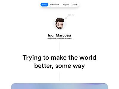 My portfolio 3d agency application cv deign development portfolio resume ui