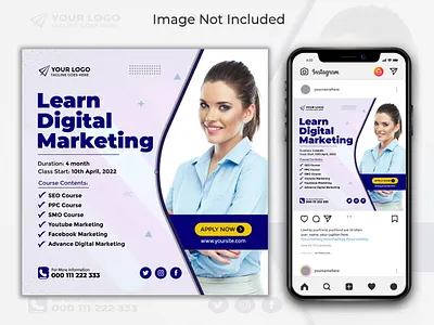 Digital Marketing Course web template website