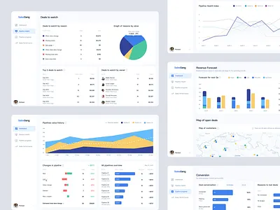 SalesGang - Desktop App admin chart crm dashboard design product design statistcis statistics ui userinterface ux