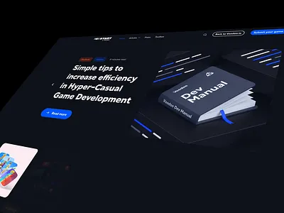 Voodoo New Blog after effects animation blog branding dark design gaming graphic design press start preview teaser tech ui video web design