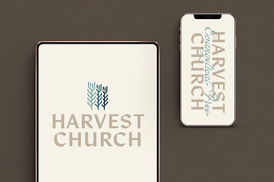 Church Brand Digital Mockup branding church design graphic design illustration logo ui ux vector