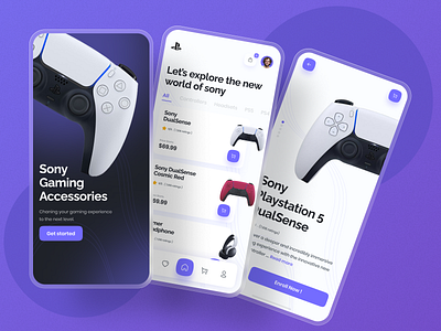 Gaming Accessories Shop UI Design accessories app app design design gaming gaming accessories interface product design ui ui design uiux user ux