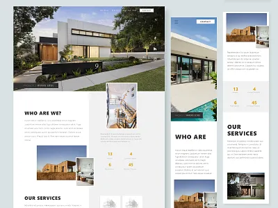 High end Architect Mock-up adobe xd animation branding design graphic design ui user research web design webflow website