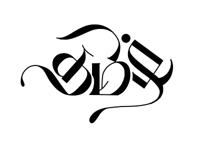 Tamil Calligraphy - 48 art calligraphy design illustration lettering tamil tamil calligraphy typography