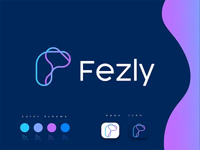 Fezly Brand Identity Logo Design app icon brand identity branding branding agency branding design business f logo gradient illustration logo logo design metaverse minimal minimalist logo modern logo startup logo symbol ui unused visual identit