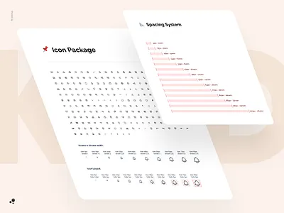 Part of KHD Design system branding component component library design design system icon icon design icon package illustration library spacing spacing system style style guide system ui ui design ux ux design vector
