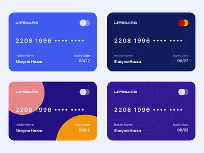 LifeCard Wallet Card business card finance illustration mobile app wallet web design
