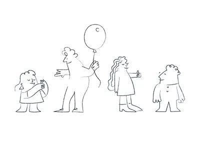 POV: You just rocked up to an Apparent party 🎈 🕺 👍 apparent brand branding design diversity education graphic design illustration party people