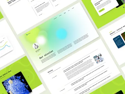Biotech Startup Website | UI/UX Design for Biopharma Company professional web design