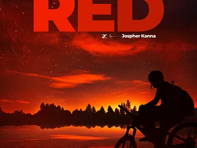 The Sky's Bleading Red art artwork design graphic design typography