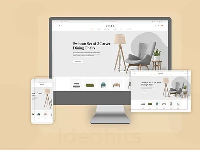 responsive eCommerce website branding graphic design responsive ecommerce website website design