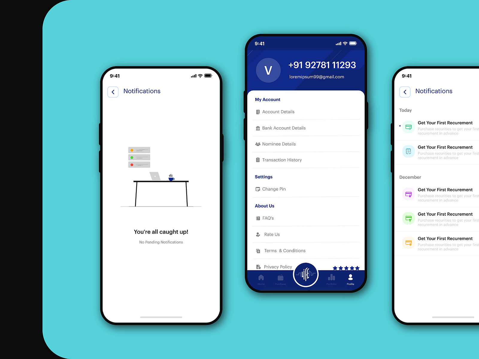 Notification Ui UX Design by Vivek Chandarana on Dribbble