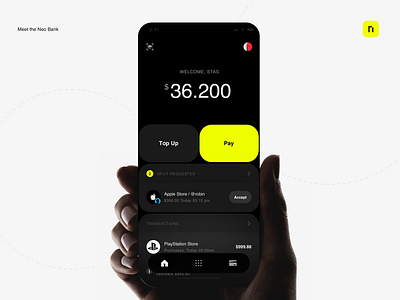 Meet the Neo Bank animation app application banking design finance icons illustration ios mobile motion graphics ui ux