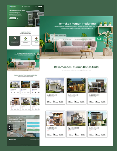 UI Dream House branding career employee find work hire hiring job jobfinder jobfortal ui uiux ux webdesign website