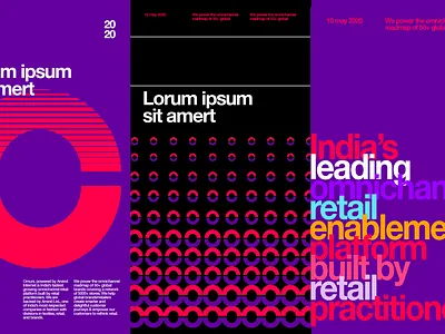 Omuni branding art direction branding typography visual design
