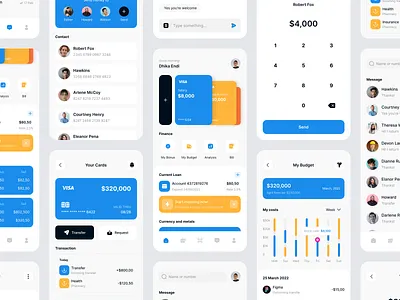 Finance App bank banking banking app finance finance app fintect minimalist modern ui uidesign uiux user interface userinterface