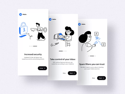 Onboarding Screen animation clean flow illustration interaction minimalist mobile onboard onboarding onboarding illustration onboarding mobile onboarding screen onboarding ui step by step ui walkthrough