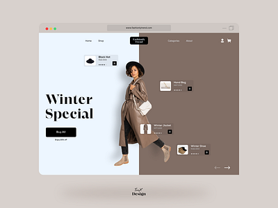Fashion E-commerce Website - Quick Tips adobe xd branding cloth design ecommerce fashion fashion website figma layout responsive shopping ui uiux ux website
