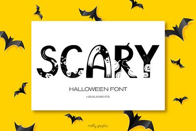 SCARY Halloween font decorative font font halloween halloween font scary
