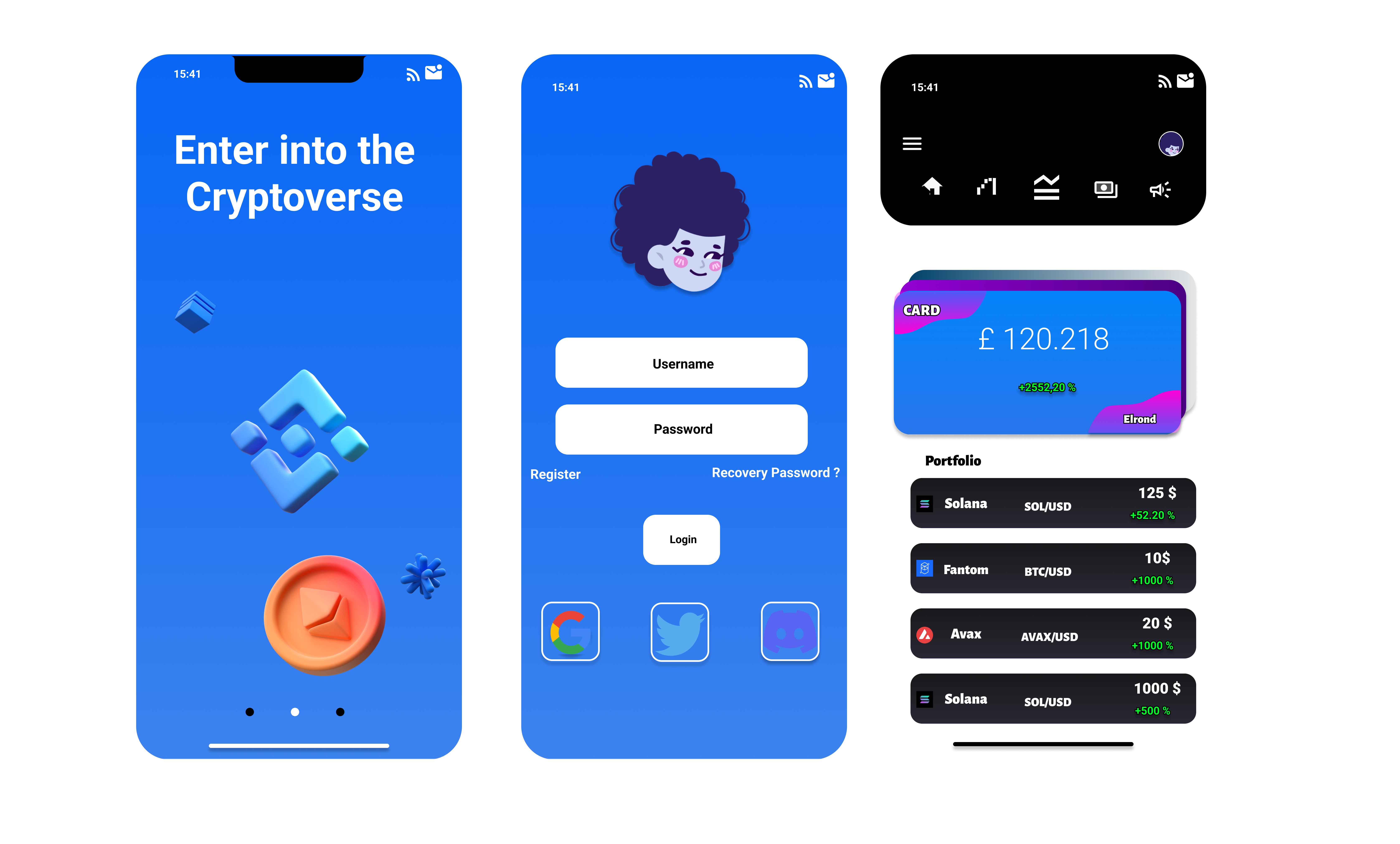Example of CryptoWallet