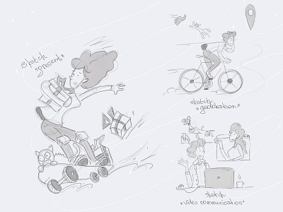 Sketch illustration drawing