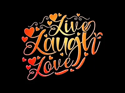 Live Laugh Love Typography Design couple handwriting laugh lettering live live laugh love live love love quote quote typography valentines word