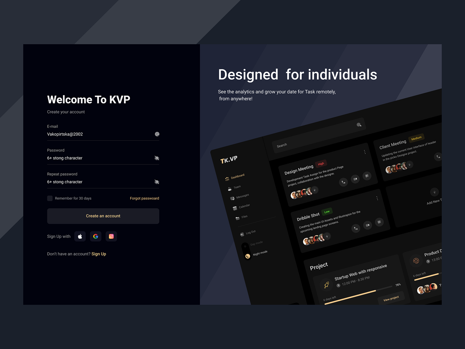 Log In Page By Visiolab On Dribbble Log In Page By Visiolab On Dribbble