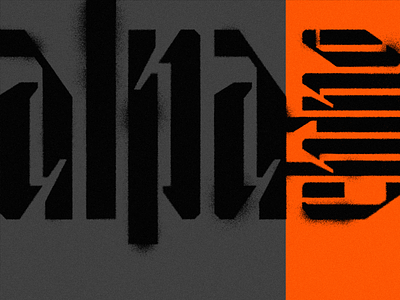 Tropic Thunder branding condensed design display font illustration lettering letters logo logotype monogram spray paint stencil tropic thunder type typography vector
