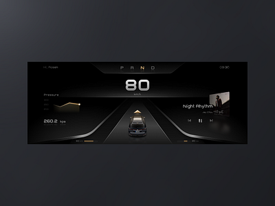HMI Concept No.5 for BYD design hmi ui