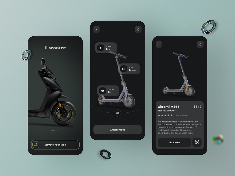 Electro Scooter designs, themes, templates and downloadable graphic