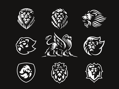 Lions / Royalty-free leo lion logo