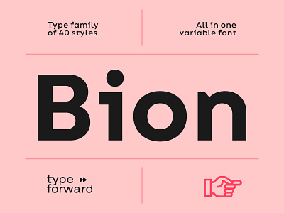 Bion type family custom lettering custom letters design font fontdesign letter type typedesign typography