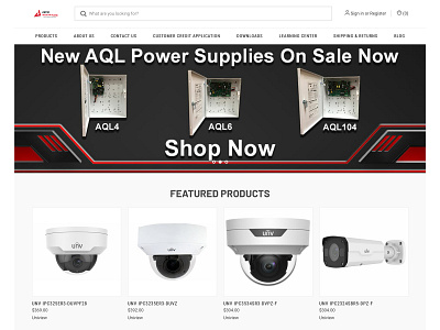 www.allcctvsupply.com bigcommerce e commerce web design