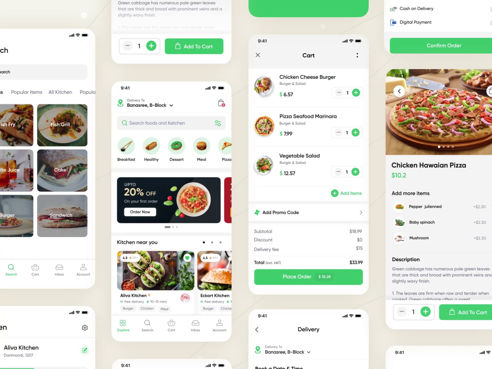 Whole App Experience - Food Delivery App by Musemind Mobile on Dribbble