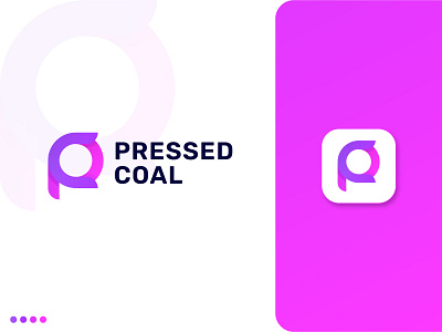 Pressed coal best logo branding business logo design logo logo design logos minimal minimalist logo modern logo pc icon pc icon logo pc logo pc minimalist logo pc modern logo simple