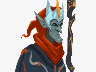 RPG Character Warmup - Sorcerer dnd fantasy art illustration