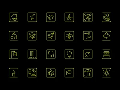 Icons for architectural client design graphic design icons illustration minimal vector