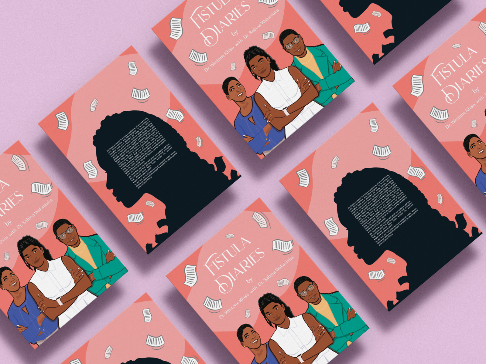 Example of Fistula Diaries Book Cover Design