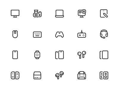 Myicons✨ — Computers, Devices, Electronic vector line icons pack design system figma figma icons flat icons icon design icon pack icons icons design icons library icons pack interface icons line icons sketch icons ui ui design ui designer ui icons ui kit web design web designer