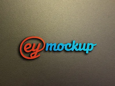 Free PSD 3D Logo Mockup 3d design download mock up download mock ups download mockup free illustration logo mockup mockup psd mockups psd