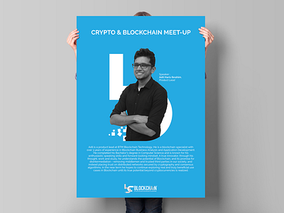 BTM TECHTALK EVENT POSTER branding graphic design logo poster design promotional design