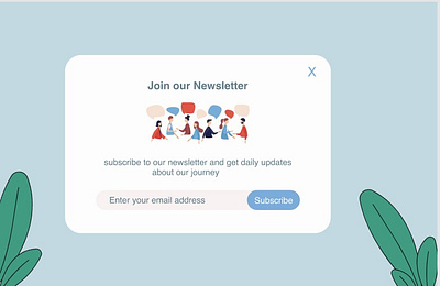 Pop-up/overlay begineer design illustration typography ui ux